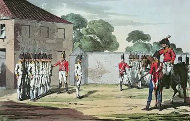 Soldaten beim Drill, 1807